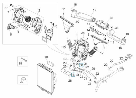 Slangklem - slang aan kachelkraan Porter Multitech 1.3 E5 + E6 + D120 1.2 Diesel