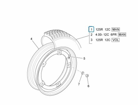 Band 125 / R12&#039;&#039;  ApeTM