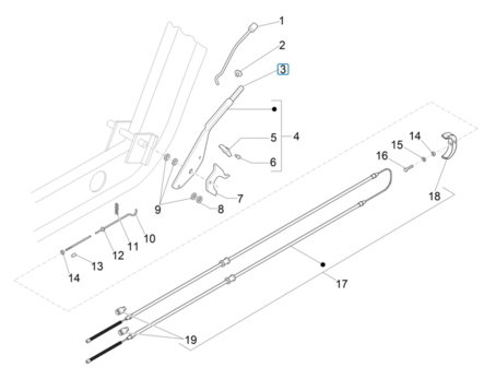 Handbrake spring Ape50 + Vespacar P2