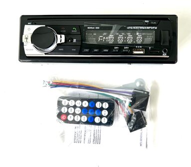 Car radio with USB and remote control