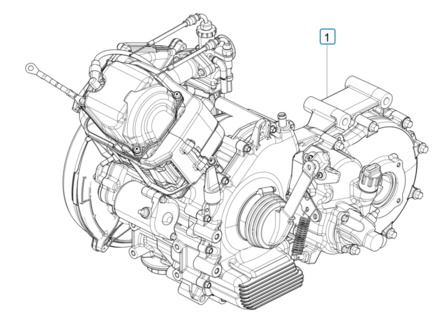 Complete engine Calessino 200 E2