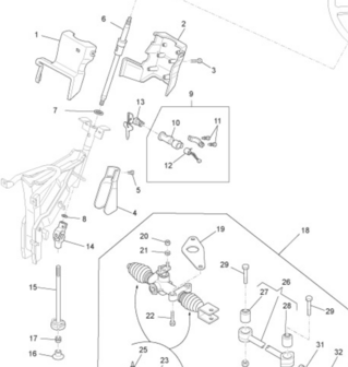 Contactslot Daihatsu / Porter 1992-2010  - elektrisch gedeelte - AKTIE