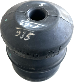 Schokdemper - buffer op draagarm Calessino 200 EU2 + EU4