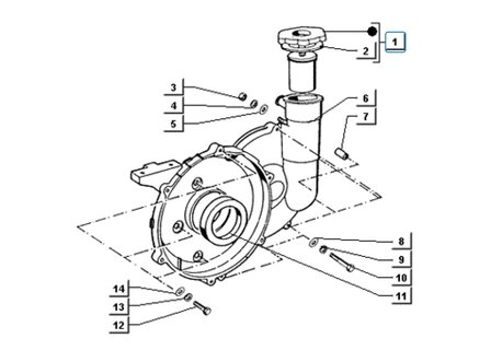 Olievuldop Calessino + Ape Classic + ApeTM 422cc Diesel