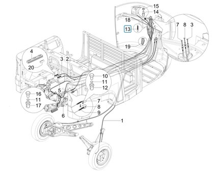 Veer - stabilisatie stuurinrichting Calessino 200 EU2 + EU4