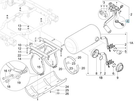 Sensor LPG vulniveau - Porter NP6 1.5