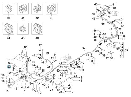 LPG filter set Porter NP6 1.5