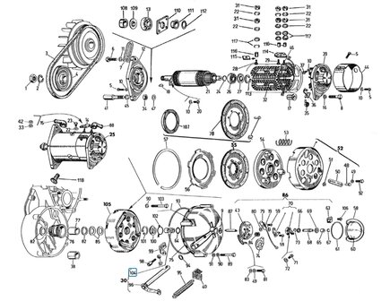 Drukstift koppeling Apecar P501-P601 - AKTIE