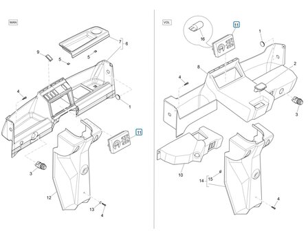 Dashboard / Tellerklok  ApeTM - Benzineversies