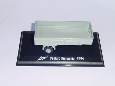 Ape Miniatuur 1:32 - APE Pentaro Rimorchio uit 1964 (oplegger)