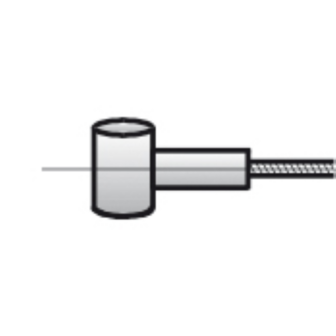 Accelerator cable to carburator Ape ​P501-601 + MP - Innercable