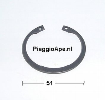 Circlip / borgclip 47mm. achteras en lager in versnellingsbak + Ape50 + Voorwiellager ApeTM