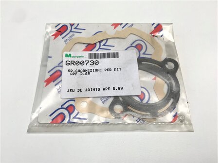 Gasket set Voetpakking en Uitlaatpakking Ape TM+P2