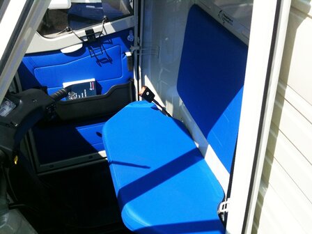 Rugleuning Ape50 40 Year Van (blauw)