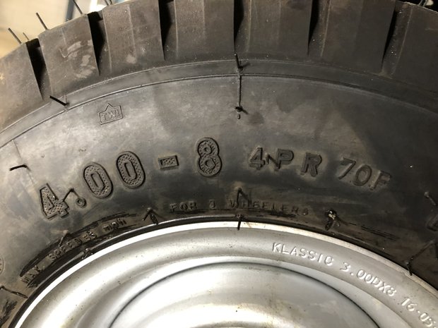  Tire 400-8'' 4PLY 70N Calessino 200