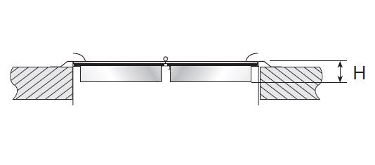 ijsdeksel RVS 450x450