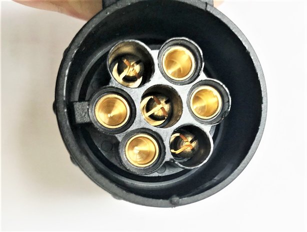 Verloopstekker / adapter 13 pins - 7 - polig