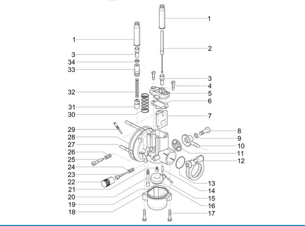 Carburator rubber Gasket (245201)