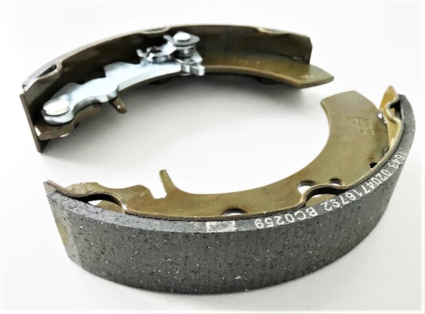 Front brake shoe set Ape50 EU4 + Calessino 200