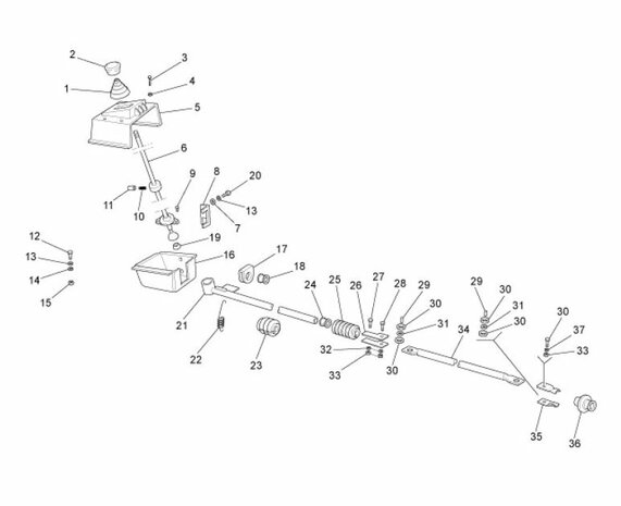 Gear shift lever ApeTM