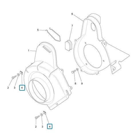 Koelkap vliegwiel ApeTM + Vespacar P2 + Apecar P501-P601