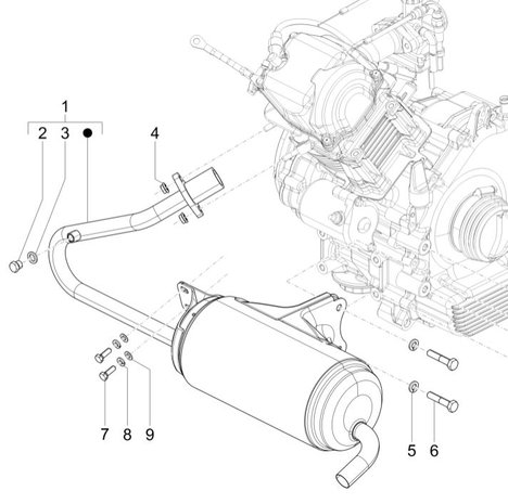 Exhaust Calessino 200 - EU2