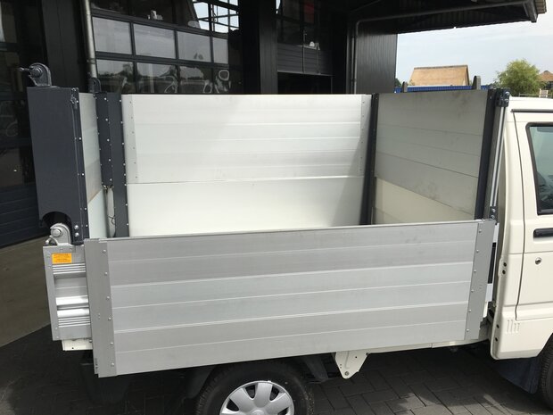 Cargodeck higher kit Piaggio Porter - Aluminium