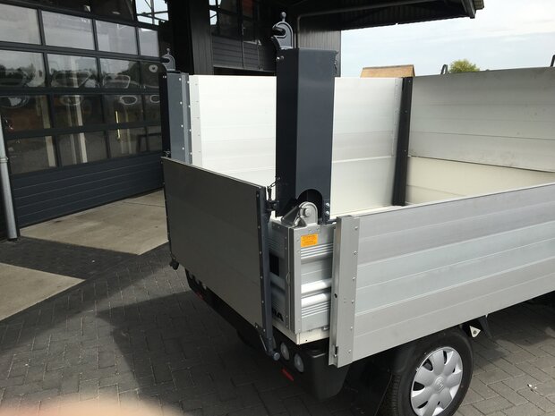 Laadbak verhogingset Piaggio Porter - Aluminium