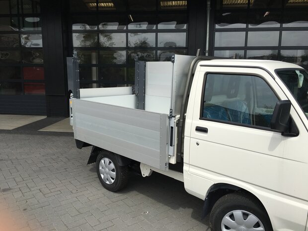 Laadbak verhogingset Piaggio Porter - Aluminium