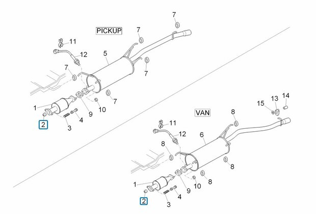 Pakking / ring spruitstuk - voorpijp  Porter Multitech 1.3