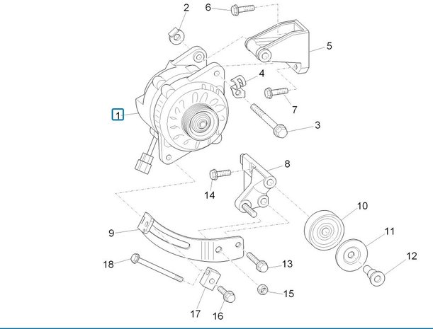 Dynamo Porter Multitech 1.3 E5 - imitatie