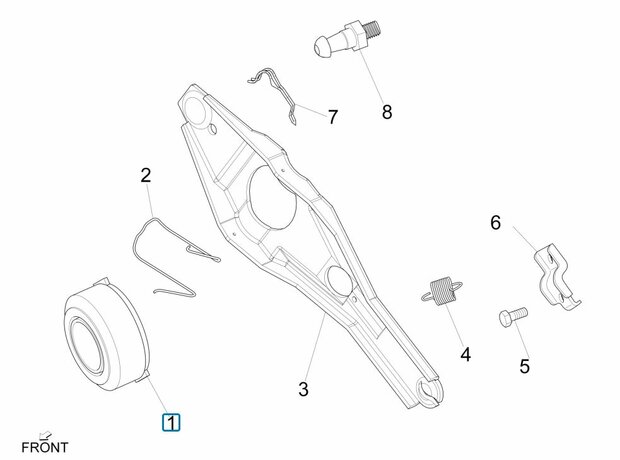 Clutch bearing Porter Multitech 1.3 E6 + Porter NP6 1.5