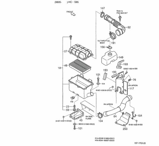 Luchtfilter Daihatsu /  Porter 1.3 - imitatie