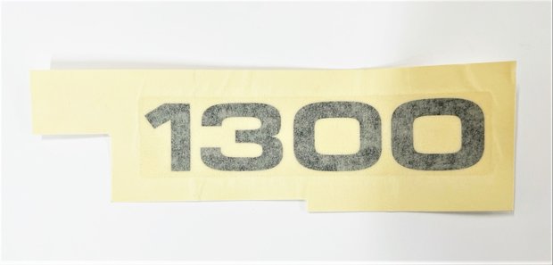 Typeplaatje - sticker 1300 cc Motorinhoud  Daihatsu / Porter 1.3i