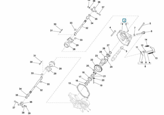 Differential housing ApeTM 703 - Petrol