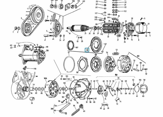 Koppelingsplaat Apecar P501-P601 + MPF400