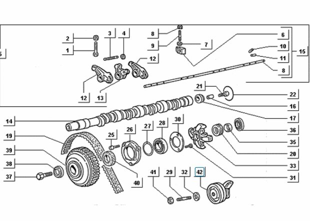 Spanrol distributieriem Daihatsu / Porter 1.4 Diesel + Quargo