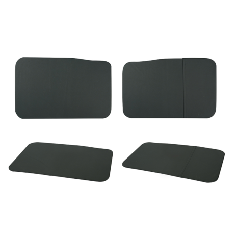 Door panel set Apecar P501-P601 - Black