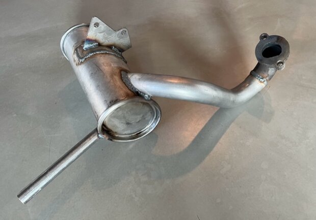 Exhaust  ApeTM + Vespacar P2 + Apecar P501-P601 Petrol version - imitation