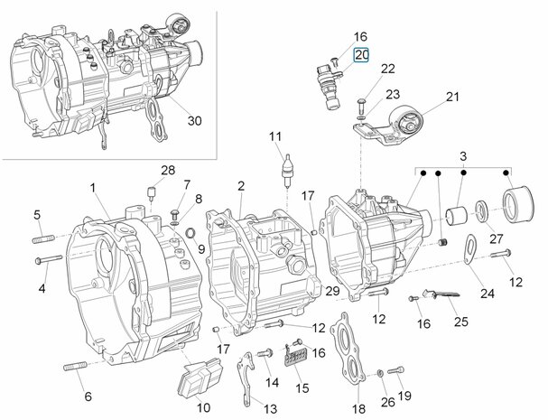 Speedometer sensor Porter Multitech 1.3 E5 + E6 + D120 1.2