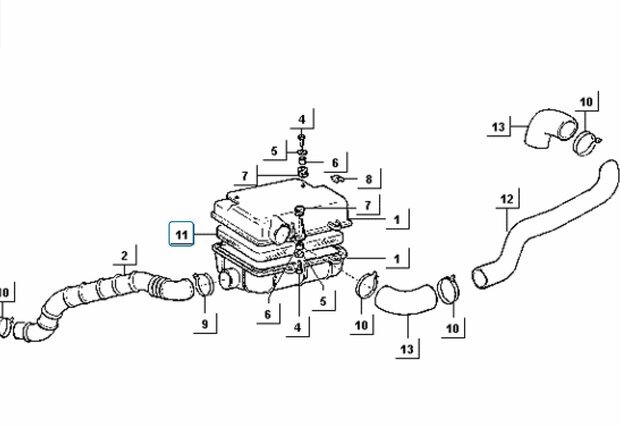 Luchtfilter element Daihatsu / Porter Diesel 1.4 + D120 1.2