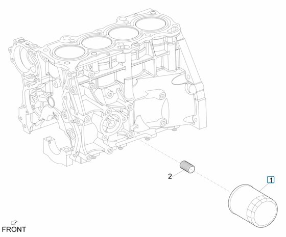 Oil filter daihatsu / Porter 1.0 / 1.3 / 1.5 - imitation