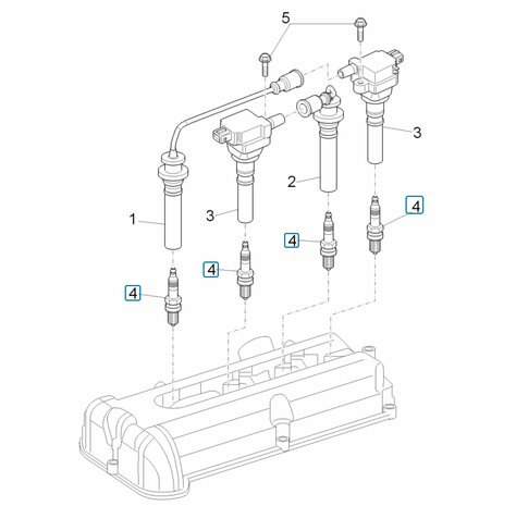 Spark plug Porter multitech 1.3 E5