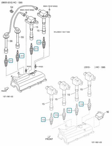 Spark plug Daihatsu / Porter 1.3i