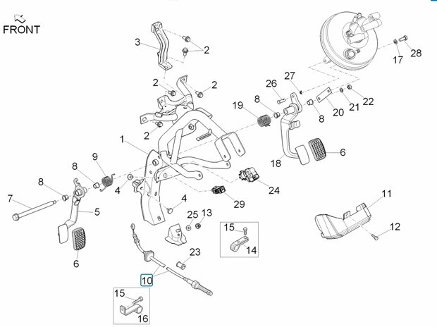 Clutch cable Porter D120 1.2 Diesel