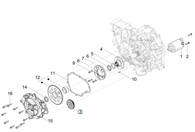 Bendix - startmotor Calessino 200 EU2 + EU4