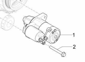 Starter motor Porter NP6 1.5