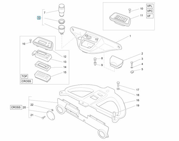 Sigarettenaansteker Ape50 + ApeTM + Daihatsu / Porter