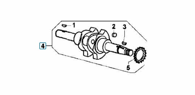 Cranckshaft Calessino + Ape Classic + ApeTM 422cc Diesel