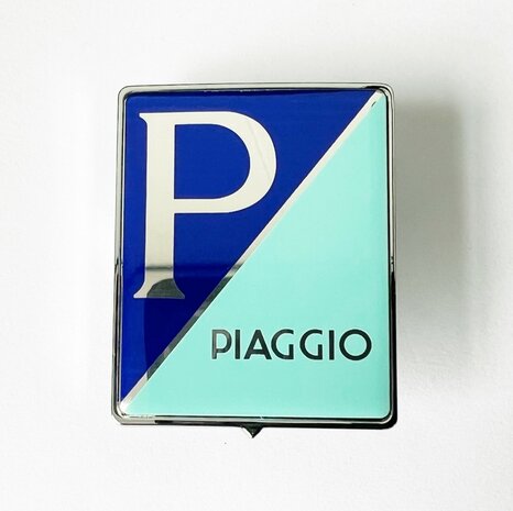 Logo Piaggio in grille Calessino Diesel en in grille Porter 